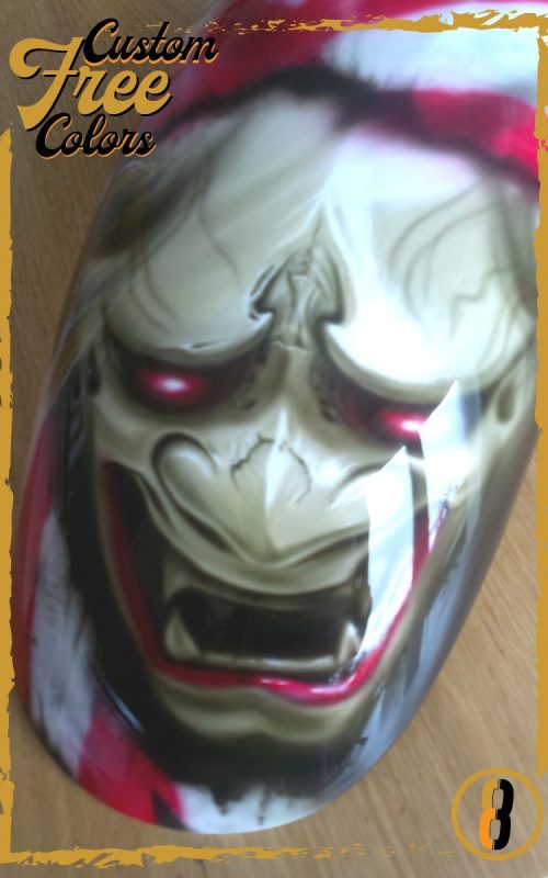 aerographe peinture moto custom3colors harley davidson